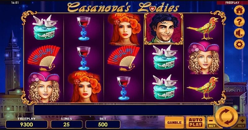 Play in Casanova’s Ladies Slot Online from Amatic for free now | www.92mntu.com